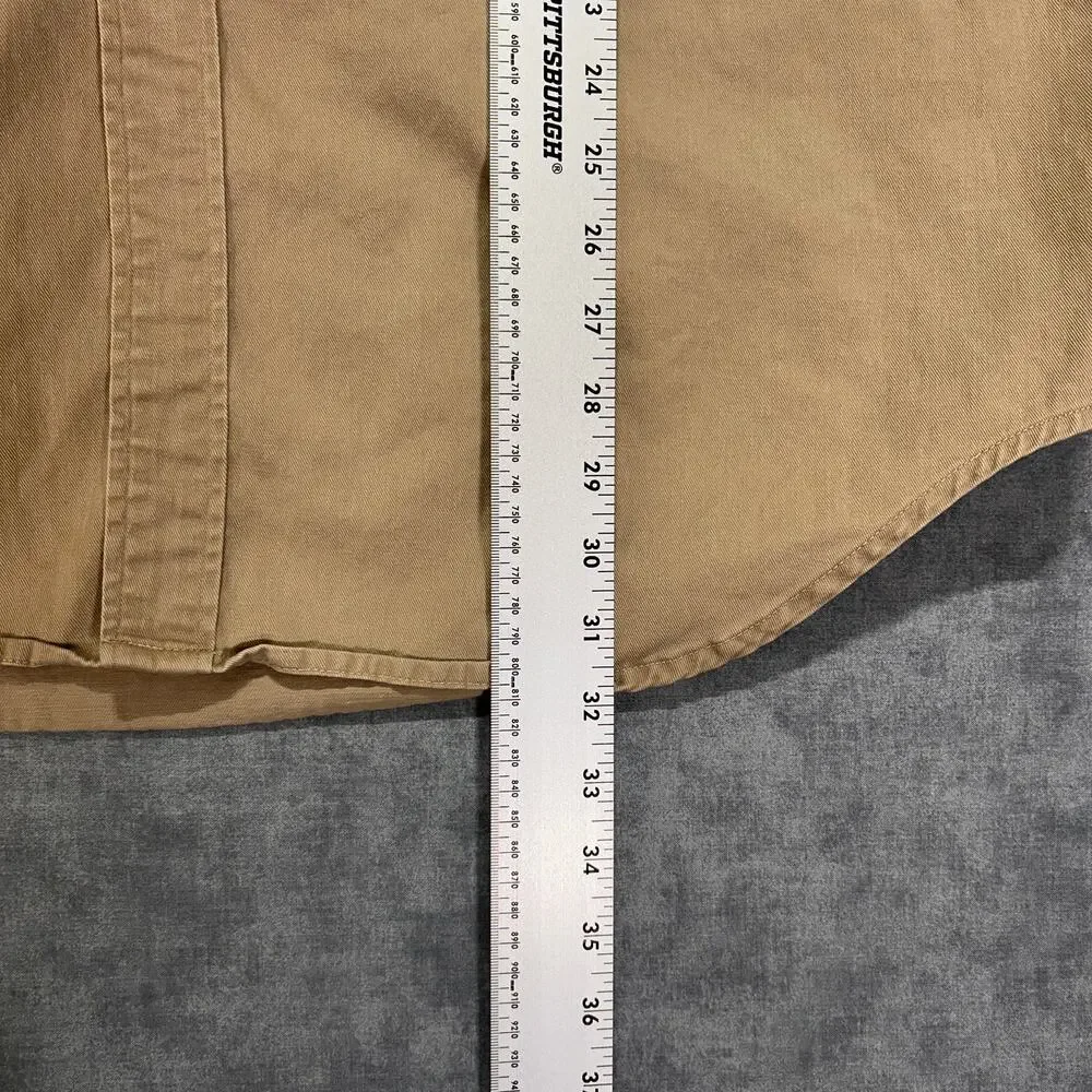 VTG 90s Banana Republic Safari shirt outdoors utility button up beige mens XL